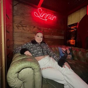 Lace up Edikted Flare Pants